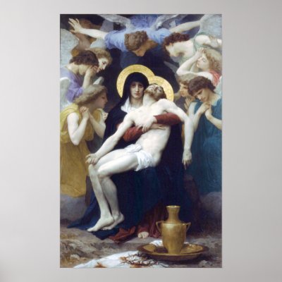 Bouguereau - Pietà Print by wesleyowns