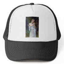 Bouguereau The Earrings Young woman Mesh Hats