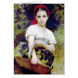 Bouguereau - Vendangeuse Greeting Card