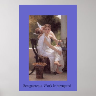 Bouguereau, Work interrupted Poster by Anebo10