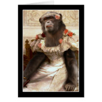 Bouguereau's Chimp Greeting Cards