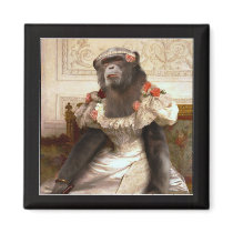 Bouguereau's Chimp Fridge Magnet