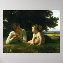 Bouguereau's Classic Painting: Temptation (1880)