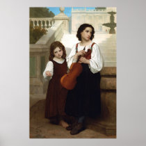 Bouguereau's Far from Home (Loin du Pays) 1867