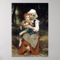 Bouguereau's Painting: Breton Brother and Sister