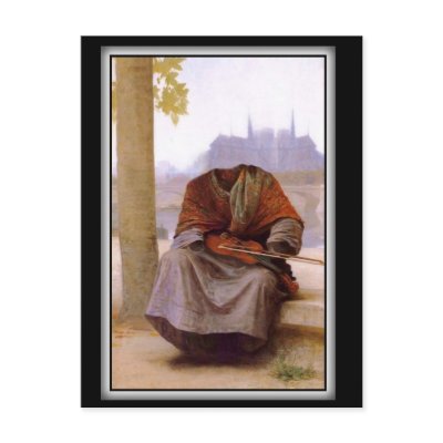 Bouguereau's The Invisible  Bohemian Post Cards by SpoofingTheArts