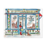 BOULANGERIE 28 Paris watercolor postcards