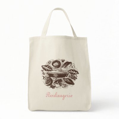 Boulangerie Organic Tote Tote Bags by ericar70