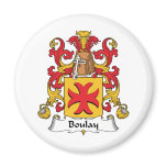 Boulay Family Crest Fridge Magnet