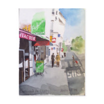 Boulecard de Clichy postcard
