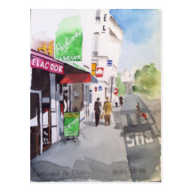 Boulecard de Clichy postcard