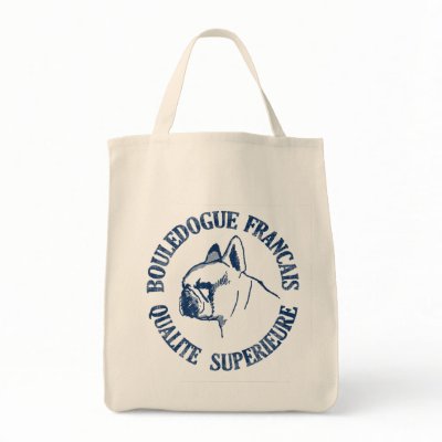 Bouledogue Francais Canvas Bag by clubchien