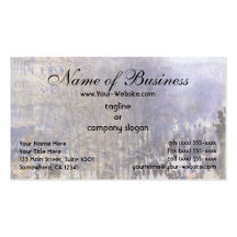 Boulevard des Capucines by Claude Monet Business Cards