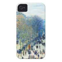 Boulevard des Capucines Claude Monet fine art iPhone 4 Case
