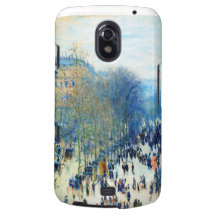 Boulevard des Capucines Claude Monet fine art Samsung Galaxy Nexus Cases