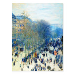 Boulevard des Capucines Claude Monet fine art Post Cards