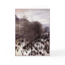 Boulevard des Capucines Greeting Card