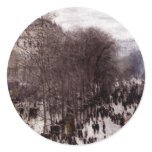 Boulevard des Capucines Round Sticker