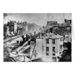 Boulevard du Temple Paris France 1838 Card