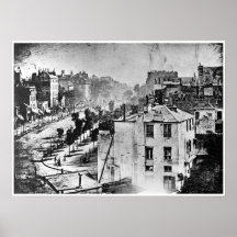 Boulevard du Temple Paris France 1838 Print