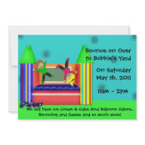 Bounce Castle Invitation