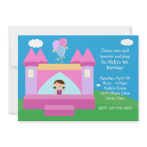 Bounce House Birthday Party Invitation