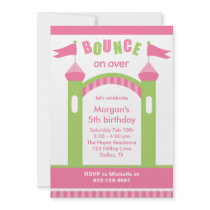 Bounce House Party Invitations