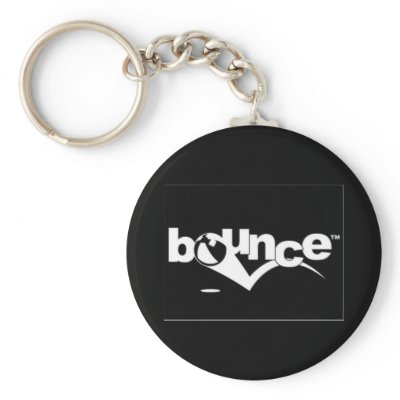 Bounce KeyChain B/W by tarmstrong