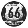 Bounce Radio Route 66 Round Sticker