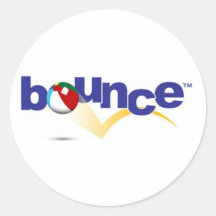 Bounce Round Sticker