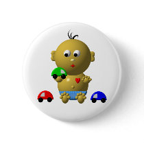 BOUNCING BABY BOY WITH 3 TOY CARS