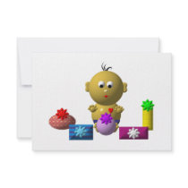 BOUNCING BABY BOY WITH 5 PRESENTS