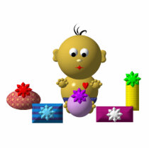 BOUNCING BABY BOY WITH 5 PRESENTS