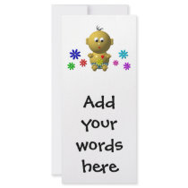 BOUNCING BABY BOY WITH 7 FLOWERS