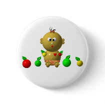 BOUNCING BABY GIRL WITH 6 APPLES