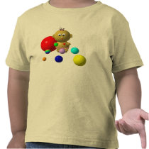 BOUNCING BABY GIRL WITH 8 BALLS