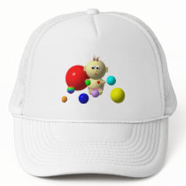 BOUNCING BABY GIRL WITH 8 BALLS