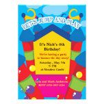 Bouncing castle birthday invitation