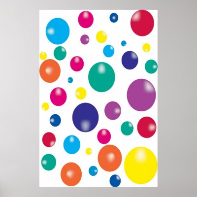 Bouncing Gumballs Poster by Karedesign4