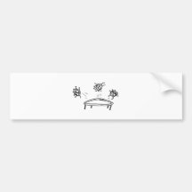 Bouncing Mathberries Bumper Stickers