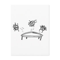 Bouncing Mathberries Post Card