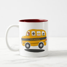 Bouncy School Bus Greatest Bus Driver Mug