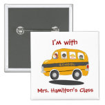 Bouncy School Bus Identification Button