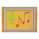 Bound to Sound Good -  Dancing Music Symbols Greeting Cards