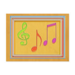 Bound to Sound Good -  Dancing Music Symbols Post Card