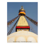 Boundhanath Stupa - A World Heritage site in Nepal Postcard
