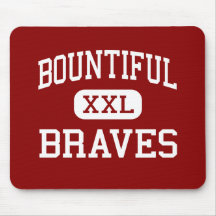Bountiful - Braves - High School - Bountiful Utah Mouse Pads
