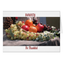 Bounty Greeting Card