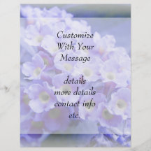 Bouquet of Blues Custom Flyer