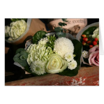 Bouquet of flowers greeting cards